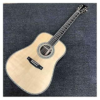 YYYSHOPP Personnalisé Toute Épinette Solide Style De Bois 45 Corps Ebony Touche Bois Liaison Acoustique Guitare… - Les Beatles, Paul McCartney, John Lennon, RIngo Starr, George Harrison