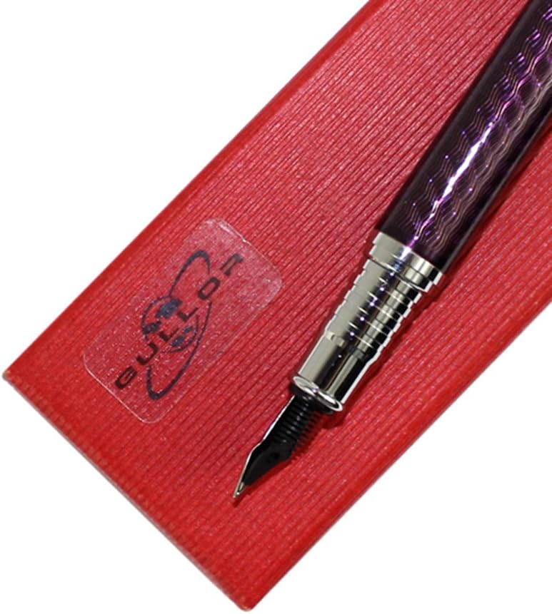 Gullor Advanced Fountain Pen Purple Wave Pattern 2030 smooth nib