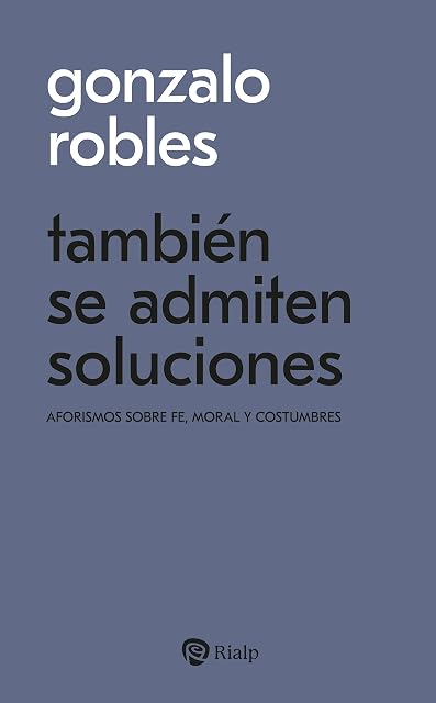 Portada de También se admiten soluciones