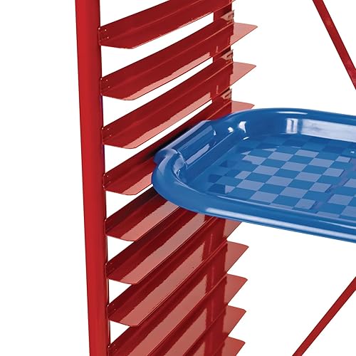 Miniatura 5 de Colorations® Estante de arte móvil, fácil preparación para el aula, ideal para pinturas, organizar y transportar materiales de arte, manipuladores,