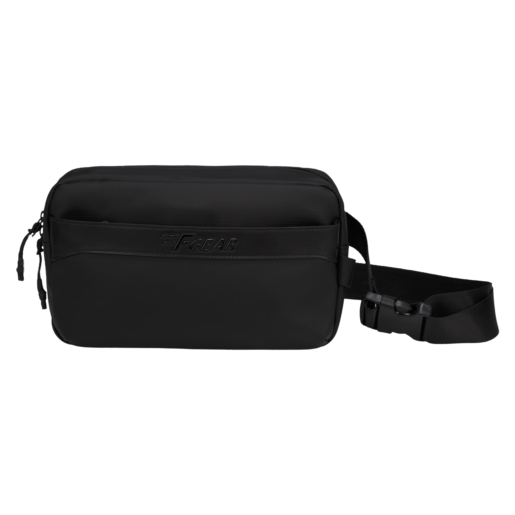 Paris Black 3L Crossbody Sling Bag | Soft-Touch Premium Fabric, 1 Compartment Design, 2 Pockets, Lightweight, Ideal for Work, College, Daily Commute & Travel-image-38