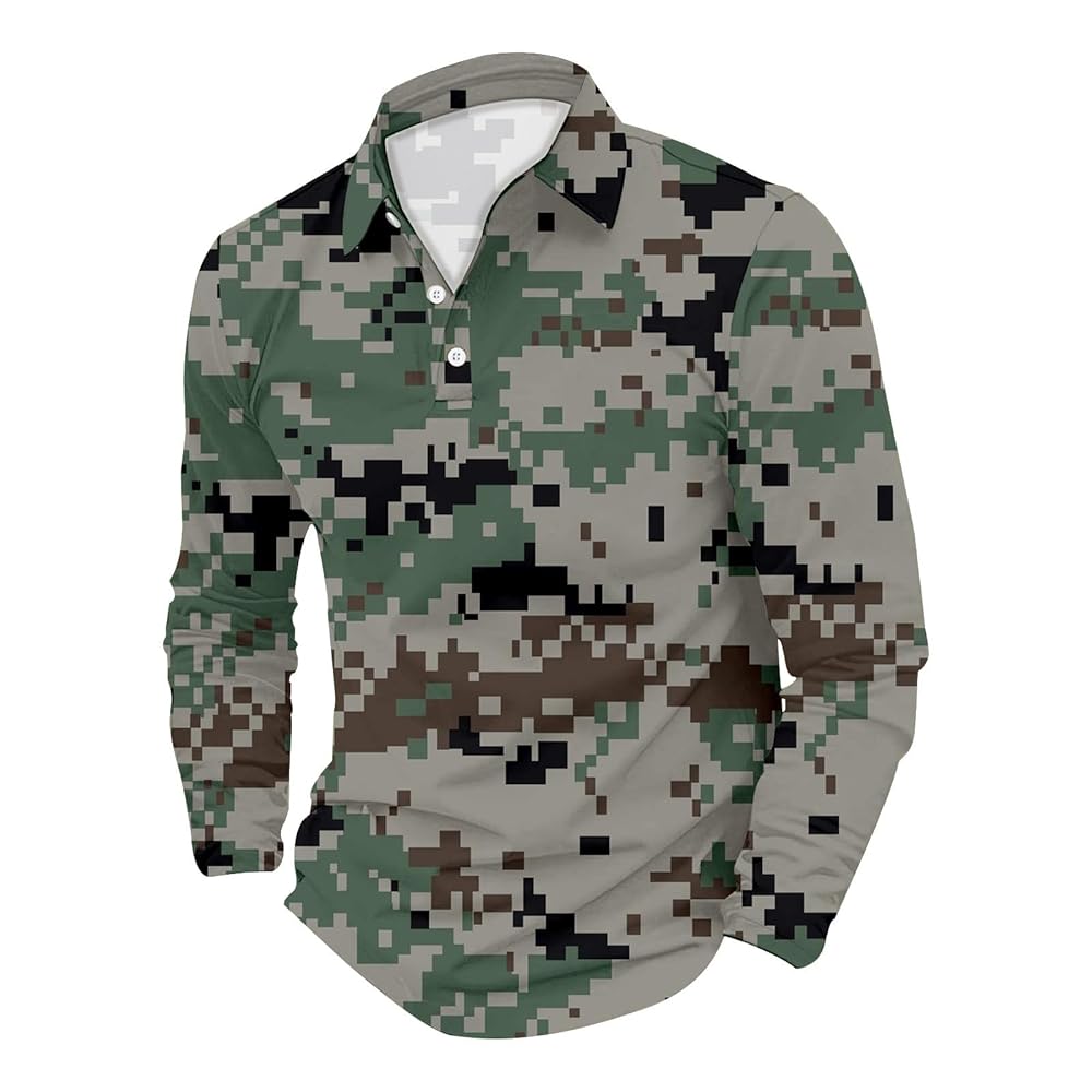 トップス camouflage pattern faded polo shirt GMP000001_MENTL_2.jpg