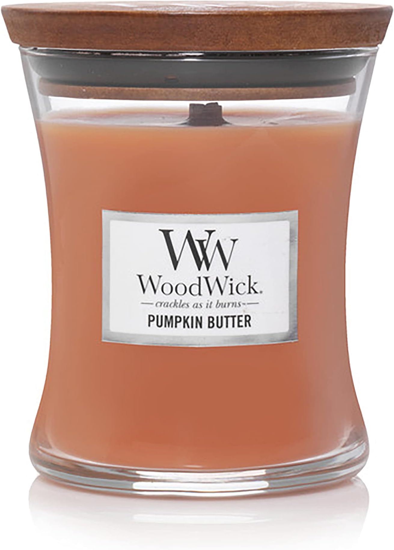 Cinnamon Chai Woodwick Candle in Glass Jar, Large 21.5 Oz