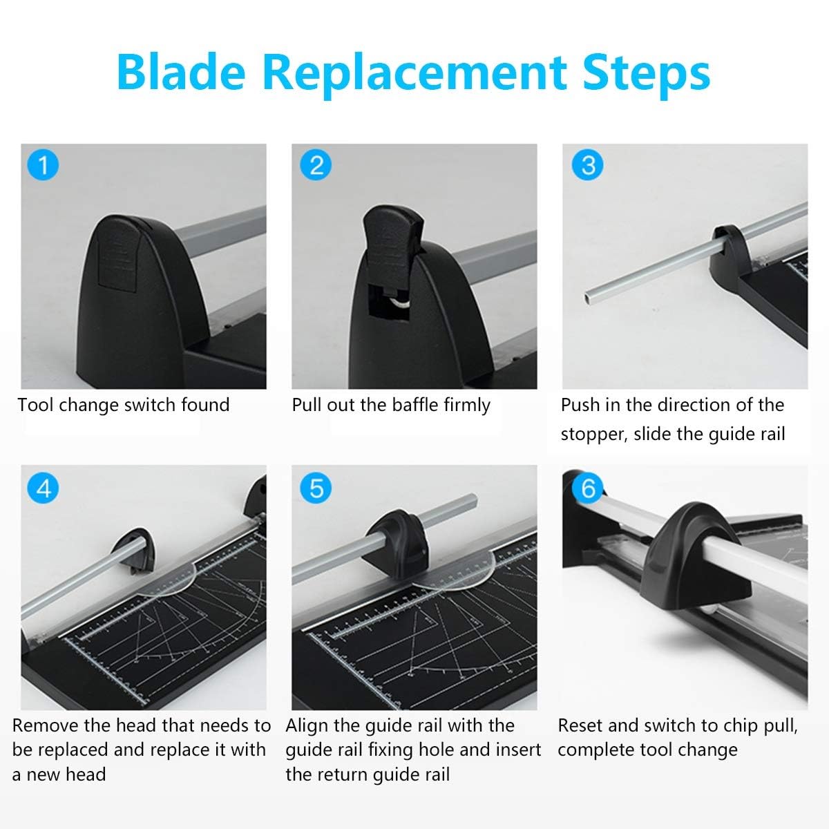 Taglierina manuale per carta A2, taglierina rotativa con righello trasparente, taglierina da ufficio con base in metallo, ghigliottina portatile per taglio dritto 10 fogli, strumento per artigianato