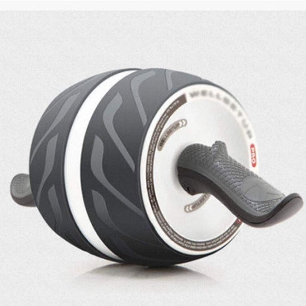 Abdominal Exercise Fitness Wheel - Abdominal Muscle Wheel Auxiliary Rope Household Single Wheel Roller Abdominal Muscle Fitness Equipment with Cushion