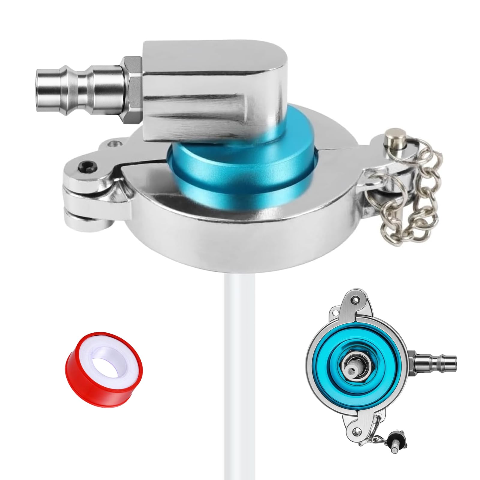 Photo 1 of ***DAMAGED*** ZOSANY 43mm Brake Bleeder Adapter for Toyota Lexus, Aluminum Master Cylinder Adapter for Brake Bleeder Kit with Sealing Tape