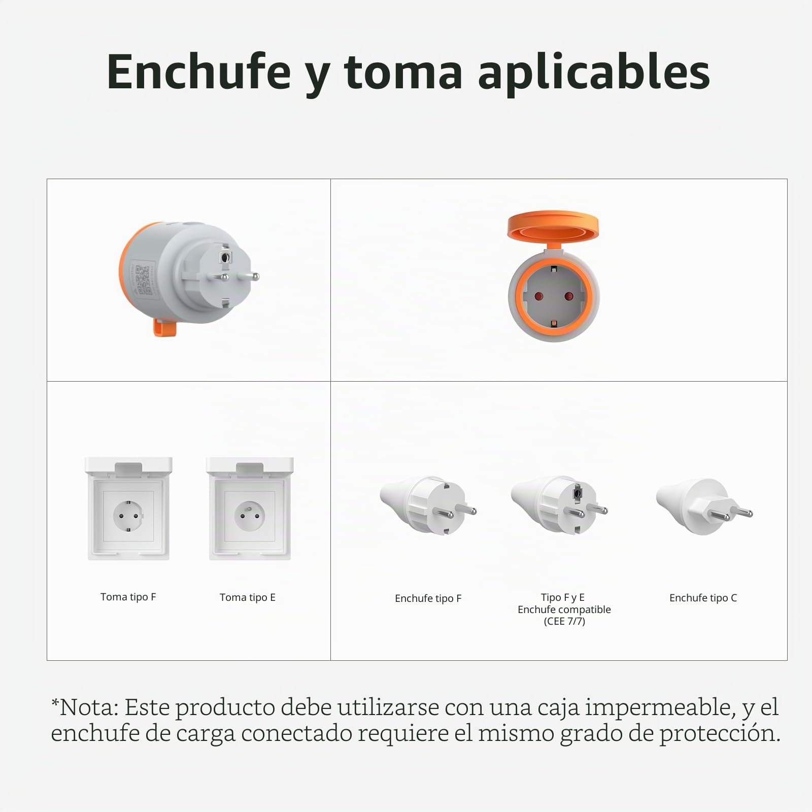 SONOFF S61s Outdoor (Schuko) – Enchufe inteligente para exteriores, IP44, compatible con Matter, Wi-Fi 2,4 GHz,16 A, 3840 W, monitoreo de energía, funciona con Alexa, Google Home, Home Assistant