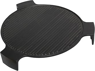 OLIGAI Cast Iron Plate Setter for XL Big Green Egg 19.5" Heat Deflector Smoking Stone,Fits 24" Grills Durable Heat Deflector for Smoking,Grilling,Indirect Cooking Compatible with XL BGE Accessories