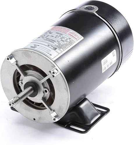 Miniatura 5 de A.O. Smith BN25V1 1 HP, 3450 RPM, 1 velocidad, 115 voltios, 12 amperios, 1 factor de servicio, marco 48Y, PSC, carcasa ODP, motor de piscina de base