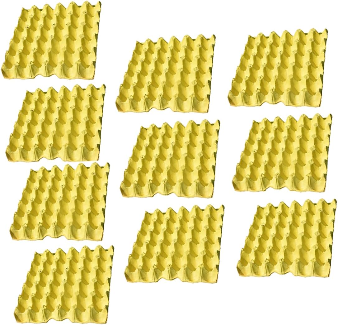 10Pcs Egg Storage Trays for Refrigerator Compartment Household Egg Holders Durable and Easy to Clean Material for Kitchen Organization
