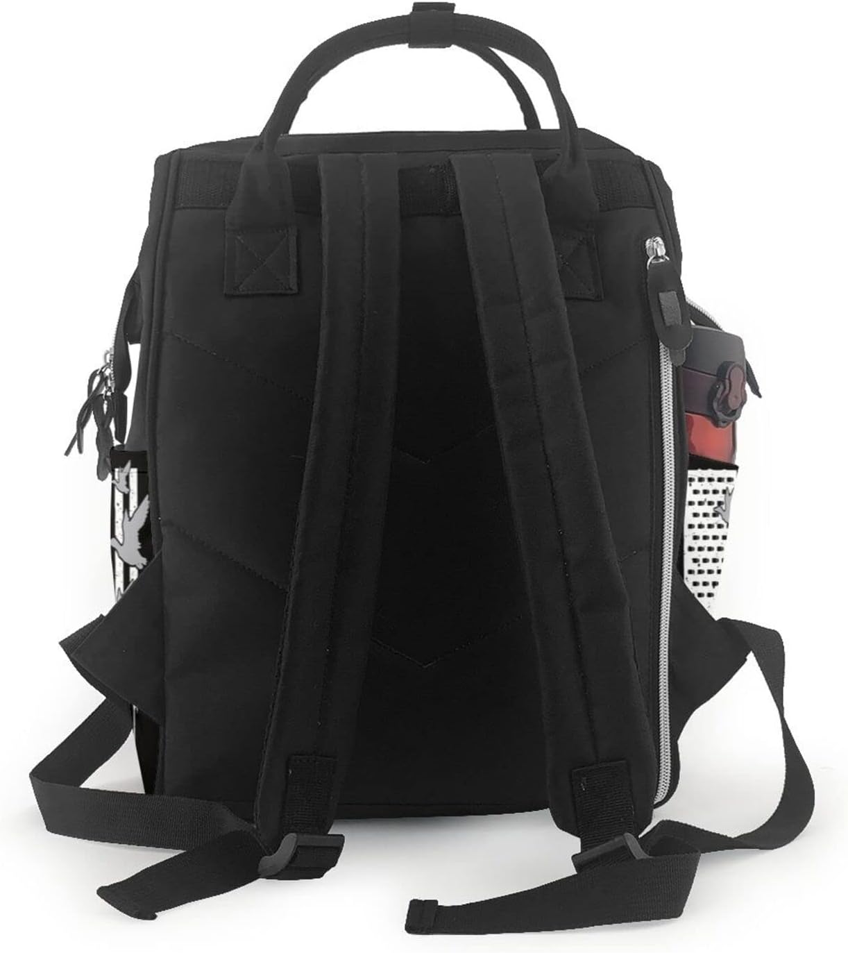 Duck Hunting USA Flag Diaper Bag Backpack,Multi-Function Baby Bag, Maternity Nappy Bags for Travel, Large Capacity, Waterproof, Durable & Stylish for Woman and Men