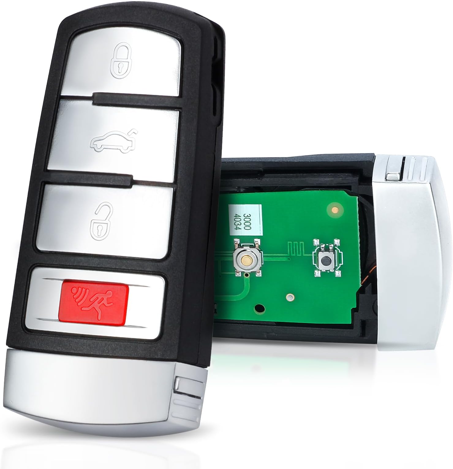 Aichiyu NBG009066T Keyless Entry Remote Control Car Key Fob Replacement for Volkswagen VW Passat 2006-2013 | CC 2009-2015 4 Buttons 315Mhz ID48 Chip HLO 3C0 959 752 N BB AE AM