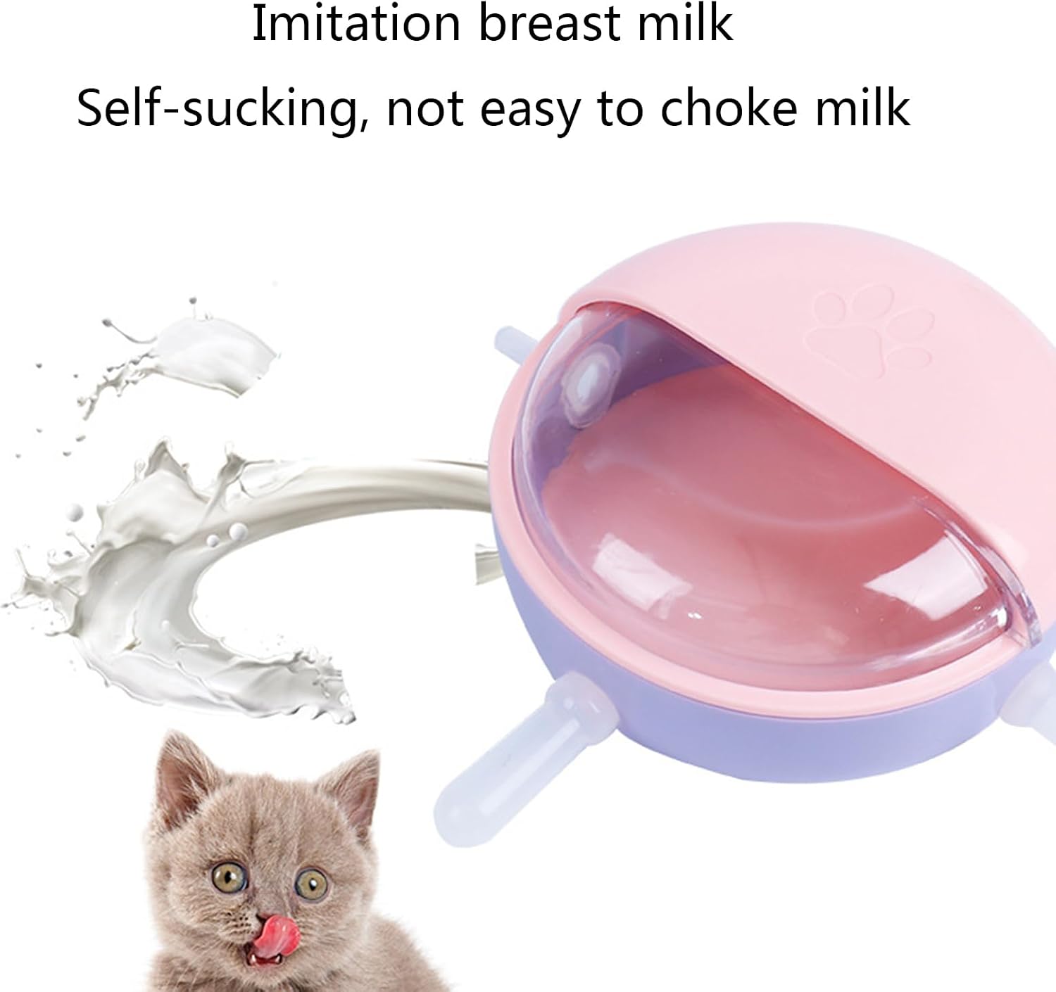 Puppy Nipple Feeder Feeding Station for Multiple Puppies 4 Teats Silicone Nipples Kitten Milk Feeders Nursing Supplies