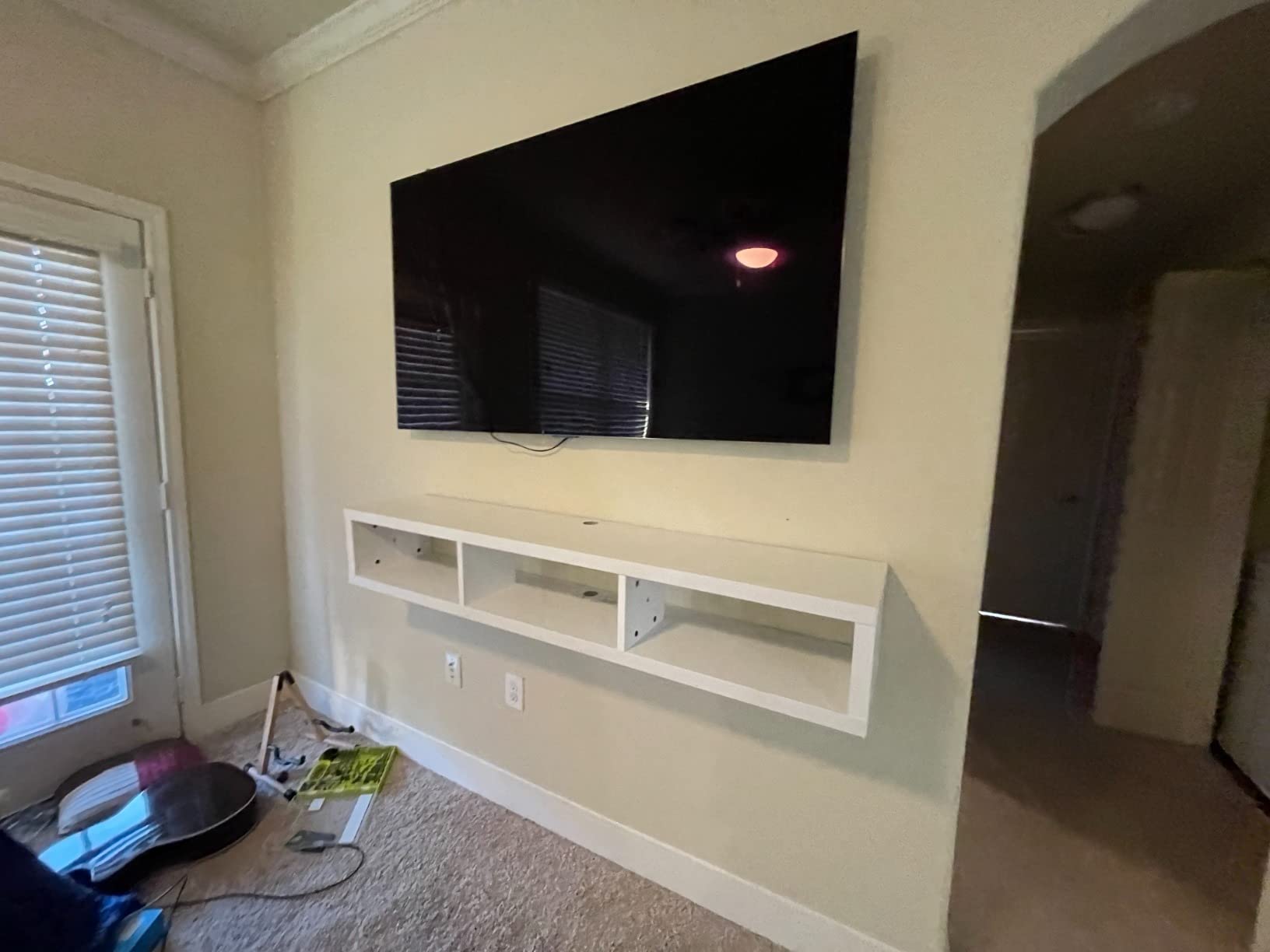 23/mo Finance Martin Furniture Floating TV Console, 48", Columbian