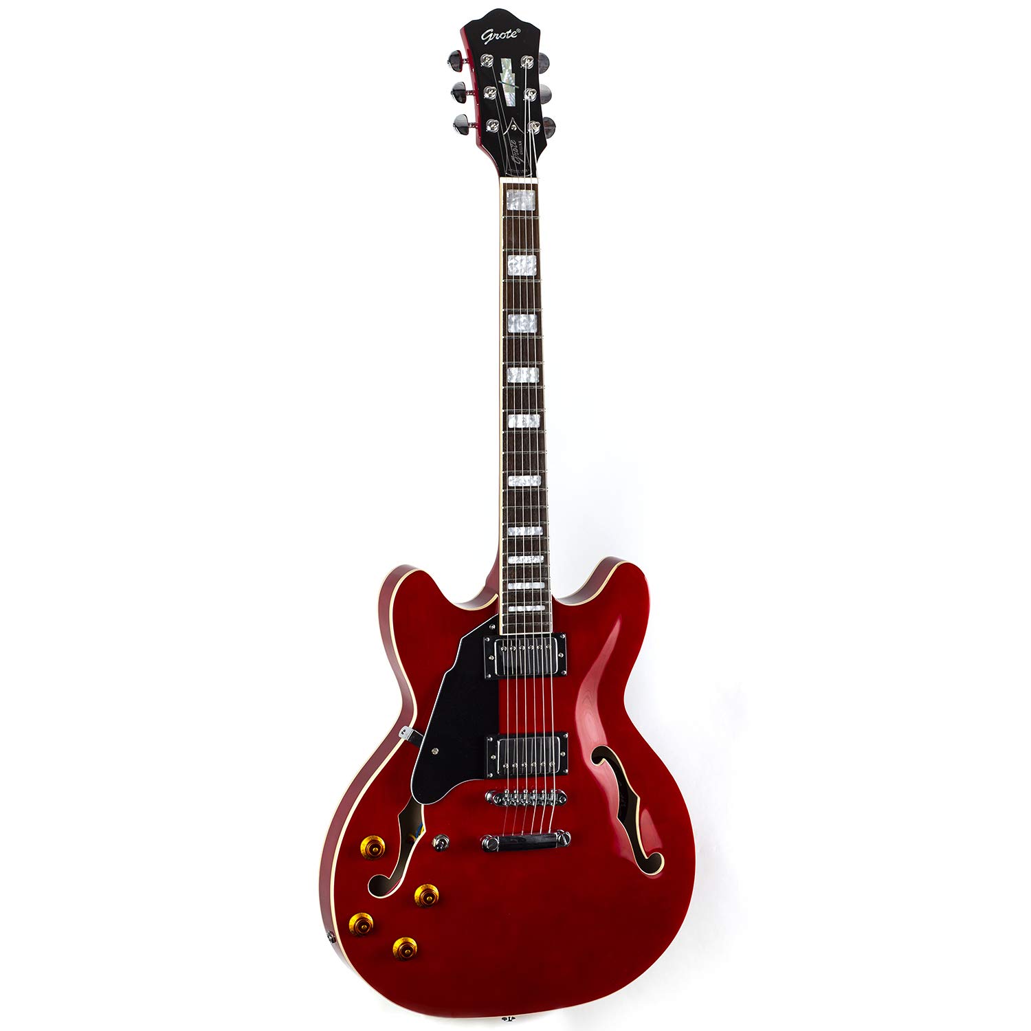 Grote Full Scale LeftHanded Electric Guitar SemiHollow