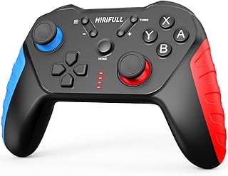 Wireless Controller for Nintendo Switch/Lite, Remote Joypad Gamepad with 6 Axis Gyro, Turbo, Dual Vibration Function for N...