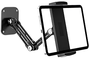 Tablet Wall Mount Holder: Aluminum Extendable iPad Mount for Wall