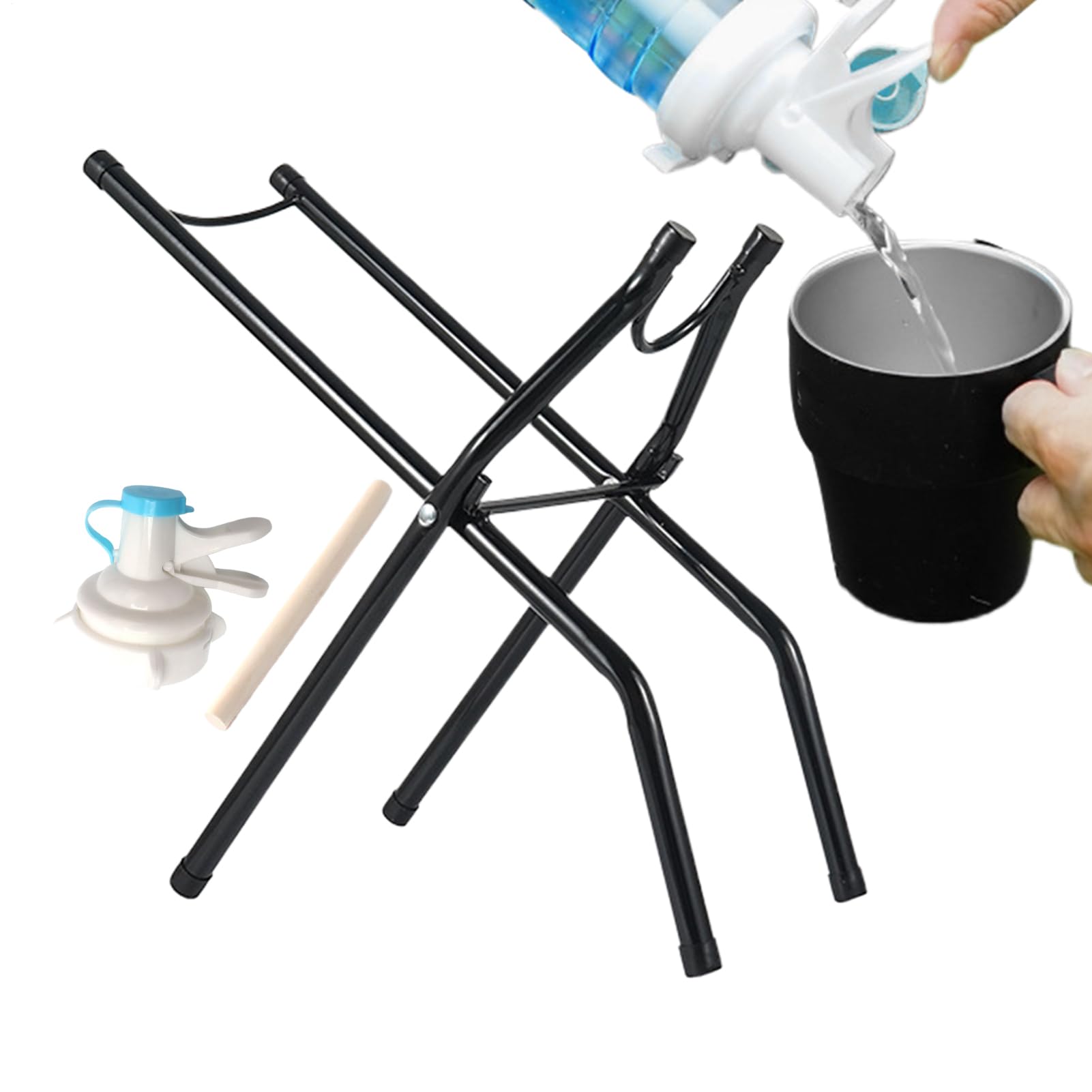Support de stockage pour refroidisseur d'eau avec bec verseur pratique pour un service facile