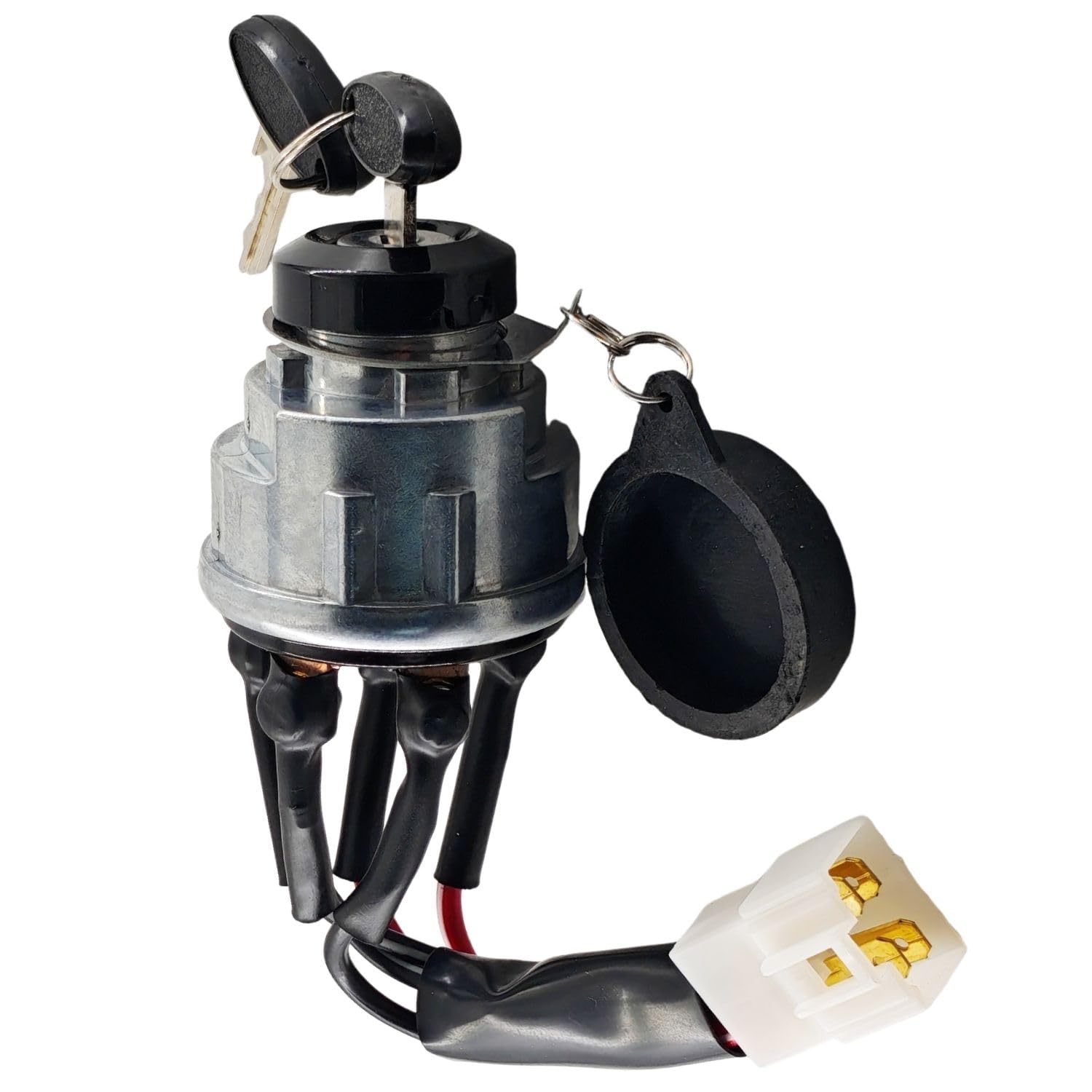 4-Pin Ignition Switch w/Key SBA385201890 87760272 Fits New Holland Tractor 1215 1220 1320 1520 1620 1920 2120 TC30 Commercial Products CM222 CM224 CM272