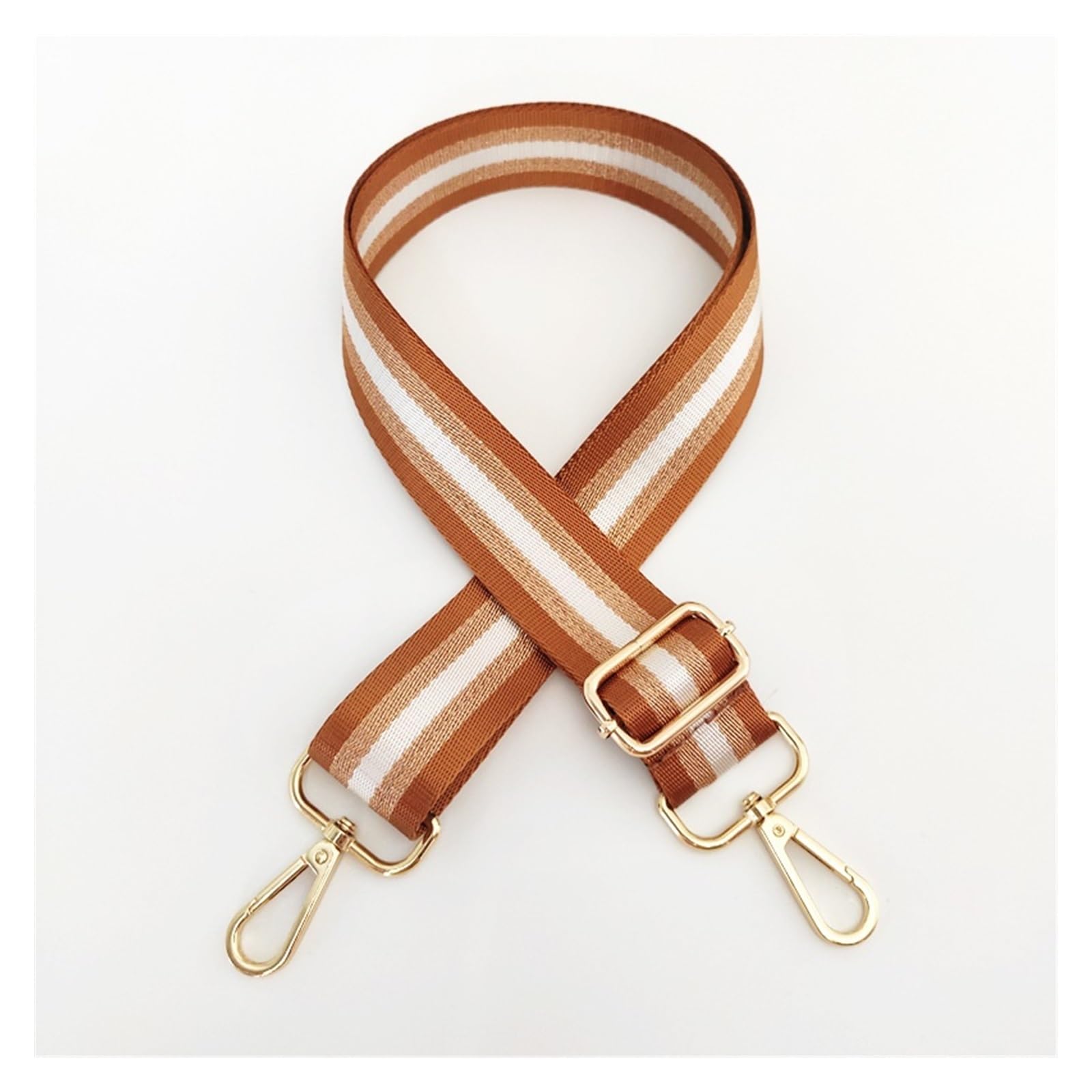 Tracolla Di Ricambio Larga 3,8 Cm Con Fibbia Oro Rosa - Regolabile E Chic Per Borsa