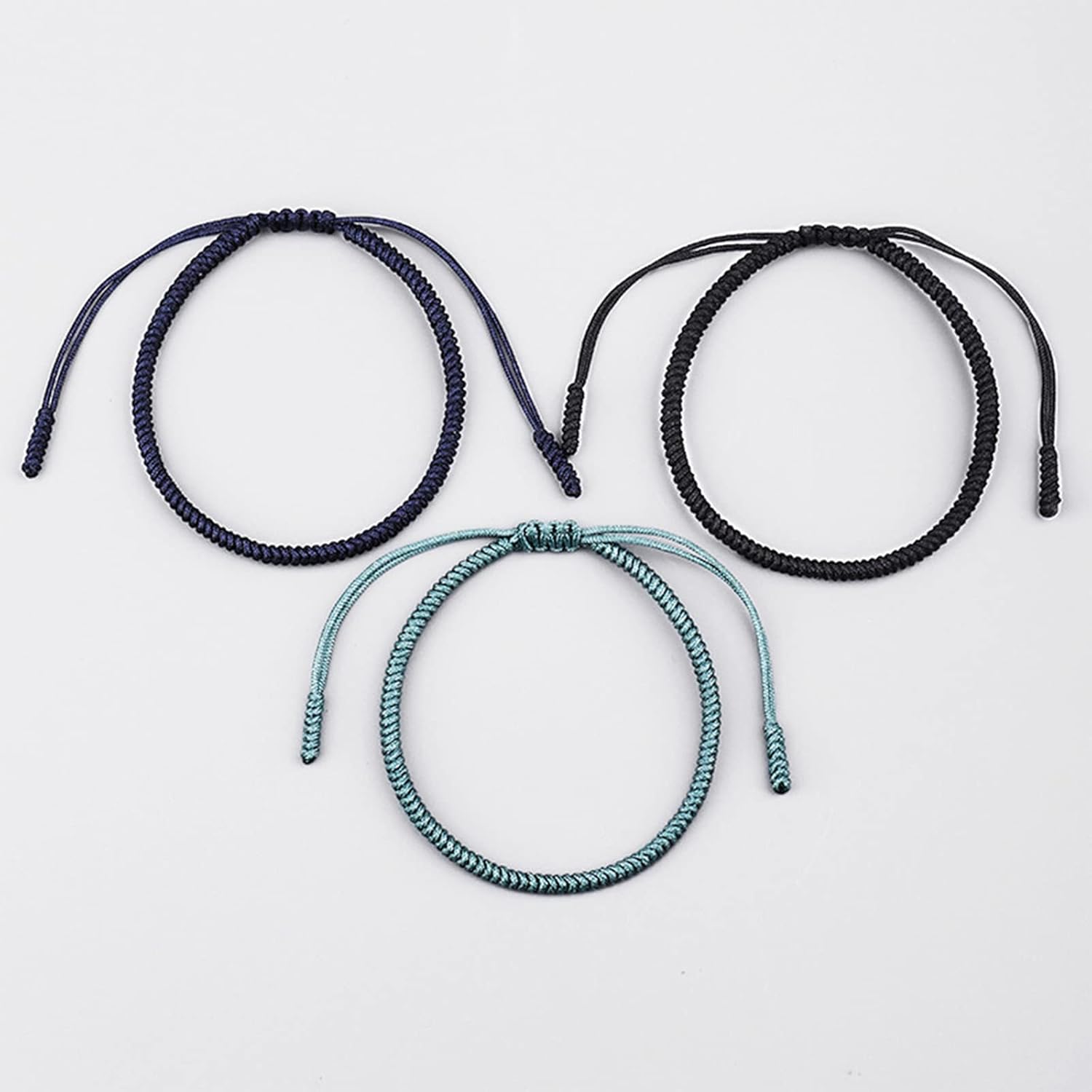 3PCS Handmade Tibetan Buddhist Lucky Bracelet Red Rope Bracelet Red Color Bracelets Matching Bracelets - Image 3