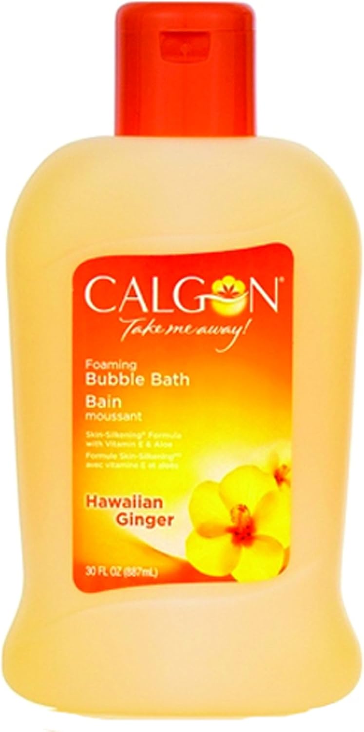 Calgon Foaming Bubble Bath Hawaiian Ginger 30 OZ