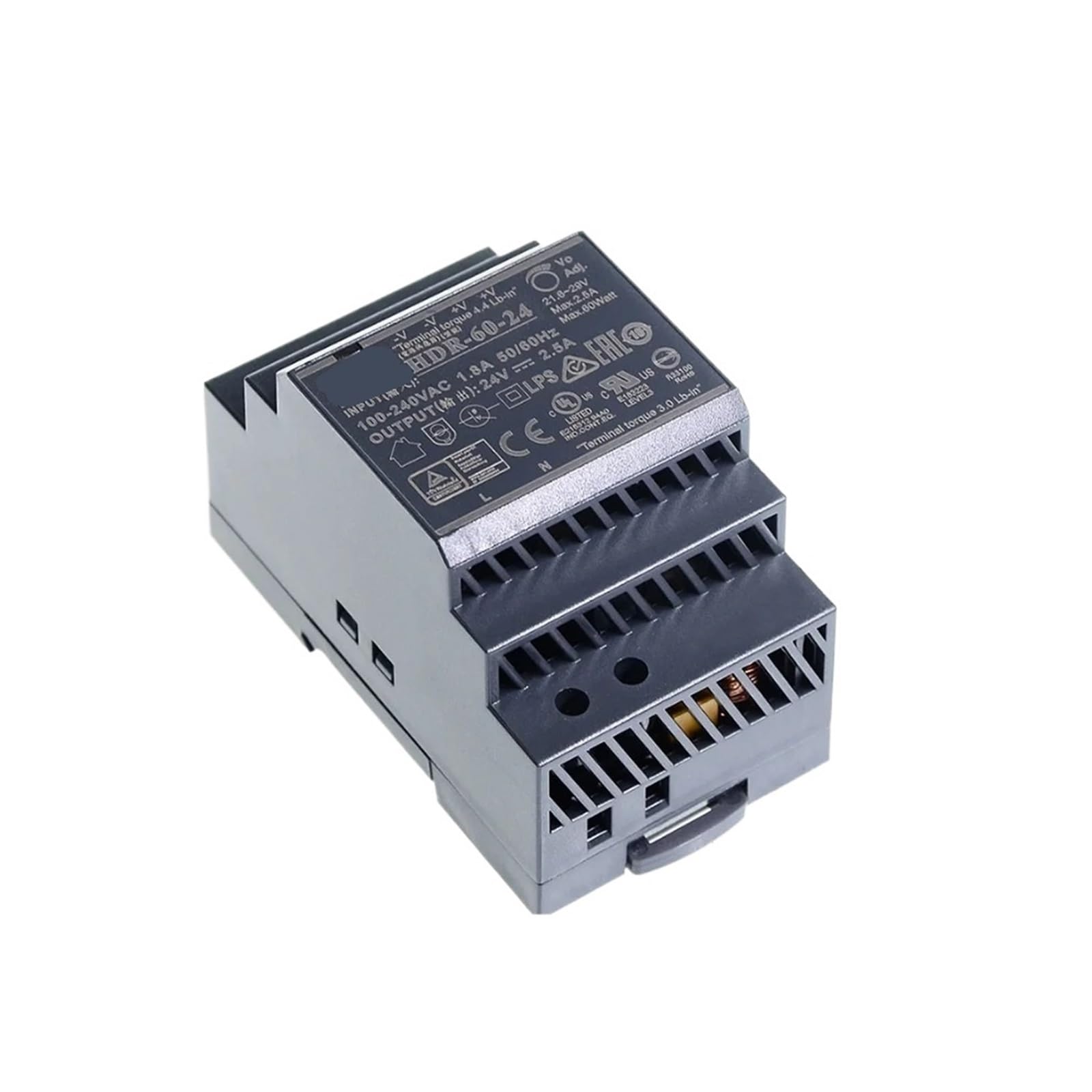 Alimentation sur Rail HDR-60-24 DC 24V pour centraliser la domotique