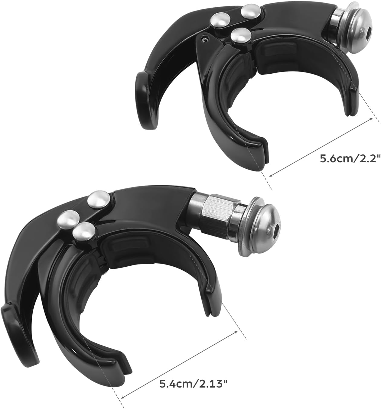 Green-L Motorcycle Windshield and Windscreen Bracket Support Kit 54mm 56mm Mount Clamps Fit for Harley Sportster S RH1250S 2021-2024