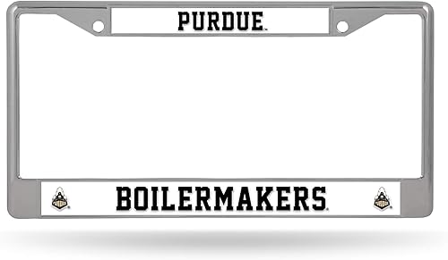 Miniatura 22 de Rico Industries NCAA Premium 12" x 6" Chrome Frame with Plastic Inserts - Car/Truck/SUV Automobile Accessory