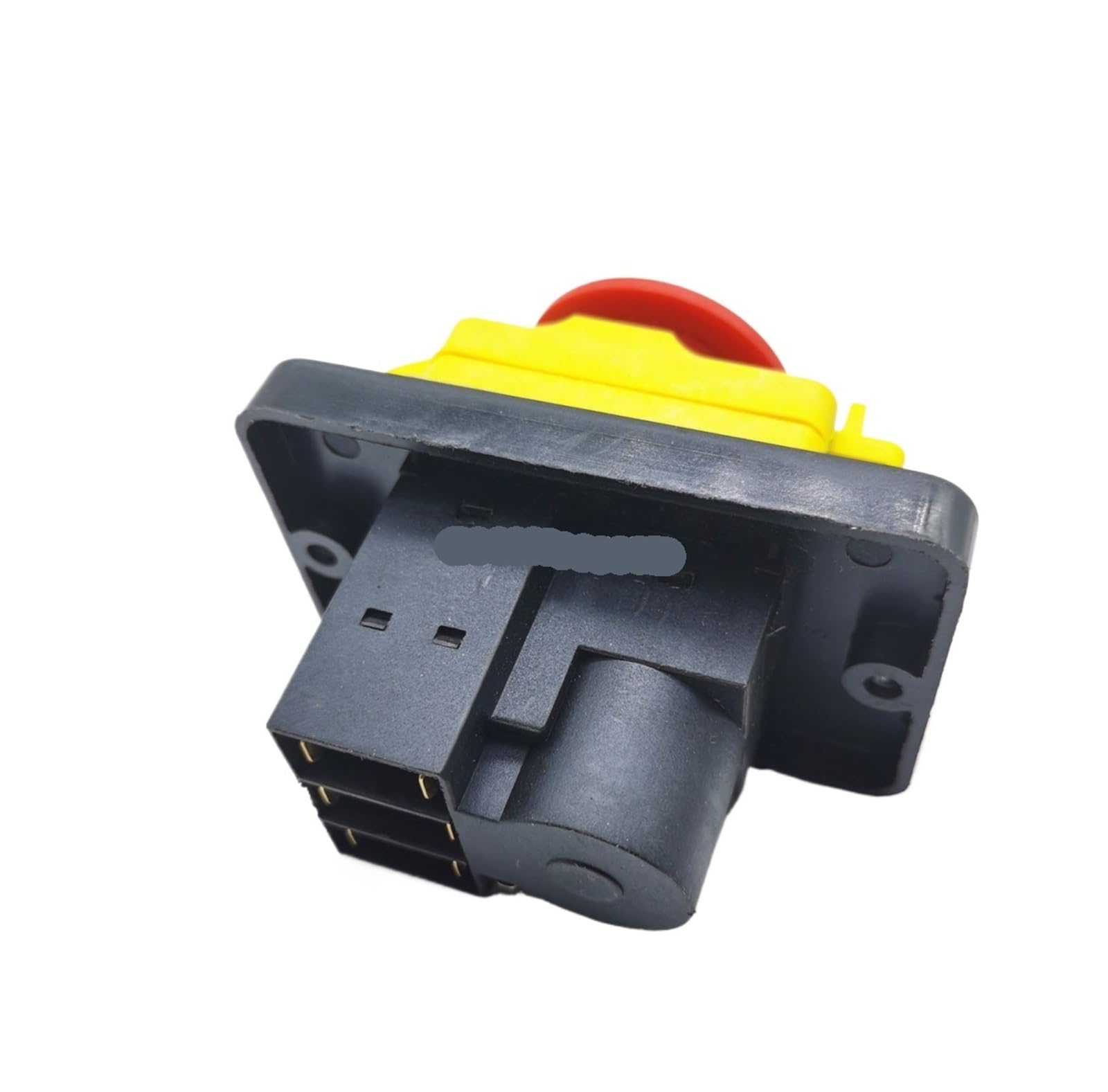 Interruptor pulsador de emergencia electromagnético impermeable de 7 pines, 15 A, 400 V, for máquinas herramienta de jardinería