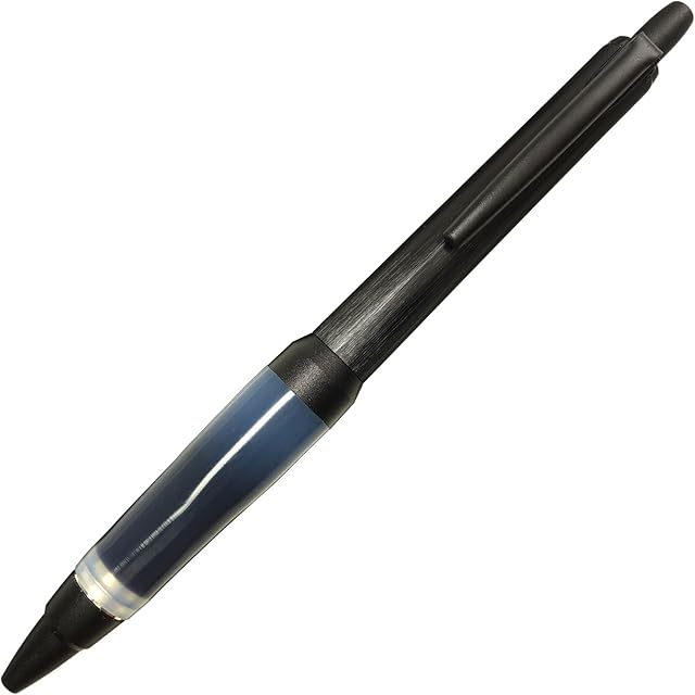 uni Alpha-Gel Jetstream 0.7 mm Ball Point Pen, Black Body, Black Ink (SXN1000071P24)