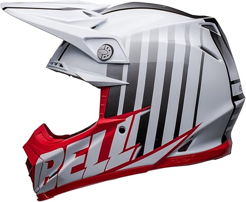 Miniatura 4 de Bell Moto-9S Flex Casco de motocicleta Sprint Mate/Rojo brillante/Blanco,Bombas de humo FH mate/brillo negro/alta visibilidad,Seven Vanguard Carbón