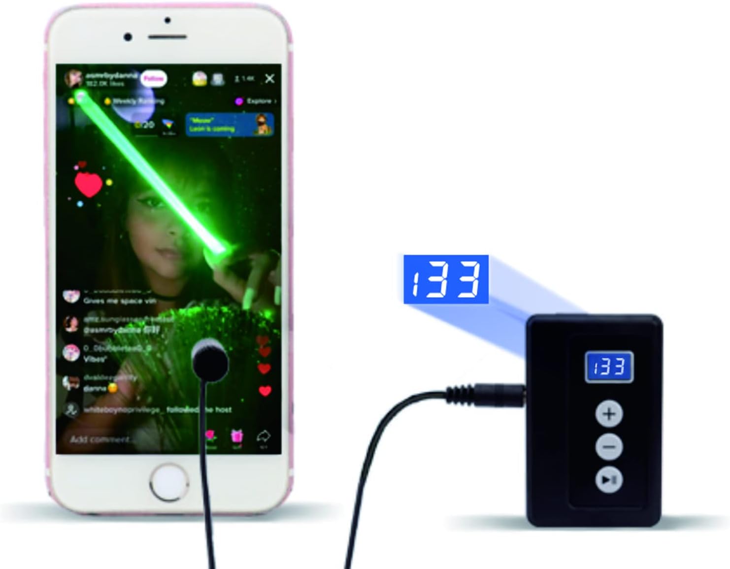 Auto Clicker for iPhone iPad：Screen Device Automatic Tapper for Android IOS，Simulated Finger Continuous Clicking, Adjustable Speed Physical Clicker，Suitable for Games, Live Broadcasts Likes, Reward