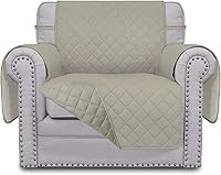 Vista 63 de Easy-Going Funda de Sofá Reclinable Reversible Funda de Sofá Resistente al Agua Funda de Sillón Protector de Muebles con Correas Elásticas