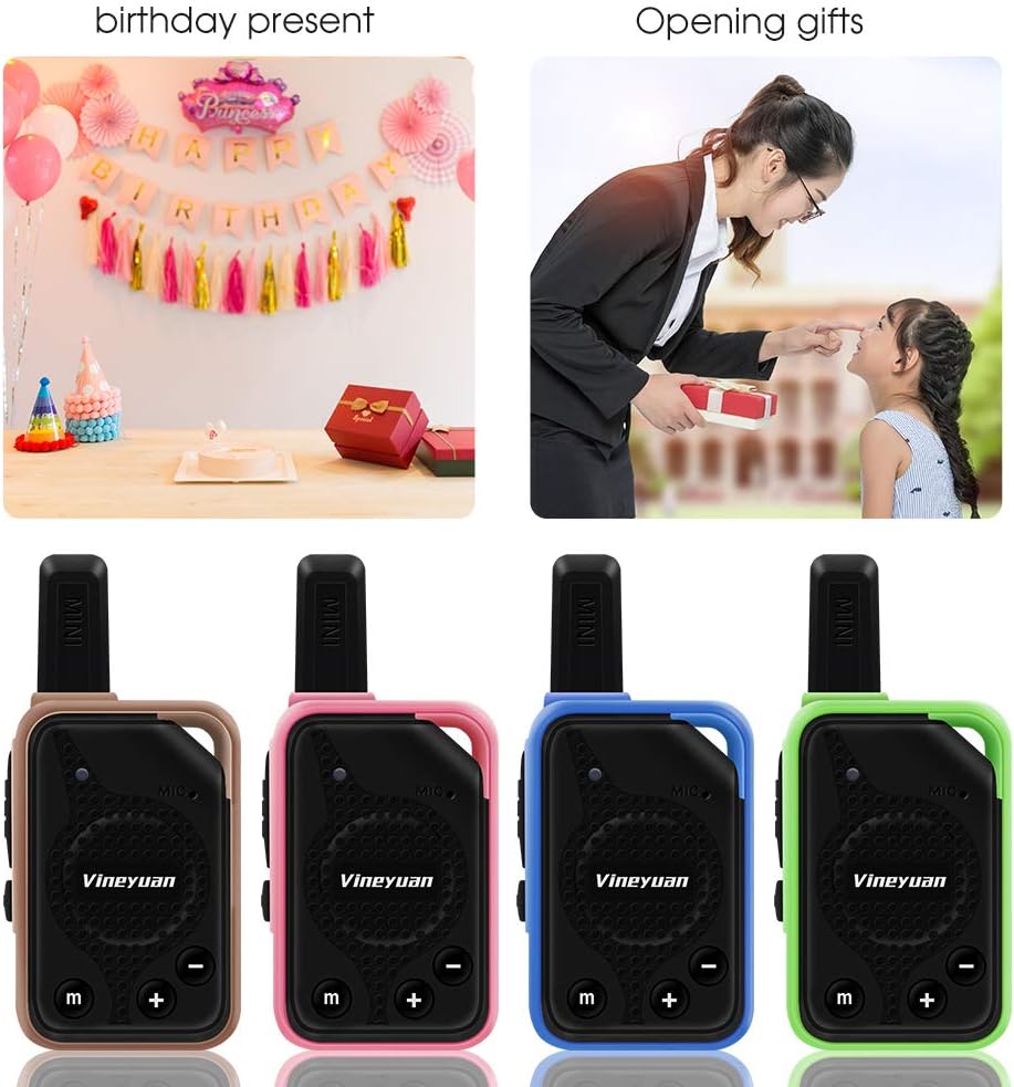 Exсluѕіvе Sресіаl Vineyuan Walkie Talkies for Kids, 16 Channel 2 Way Radio Kids Toys Best Birthday & Chrismas Gifts Toys for Boy & Girls Age 3-12(Four Color) Suреr Sаlе 🛒 Vineyuan Walkie Talkies for Kids, 16 Channel 2 Way Radio Kids Toys Best Birthday & Chrismas Gifts Toys for Boy & Girls Age 3-12(Four Color)