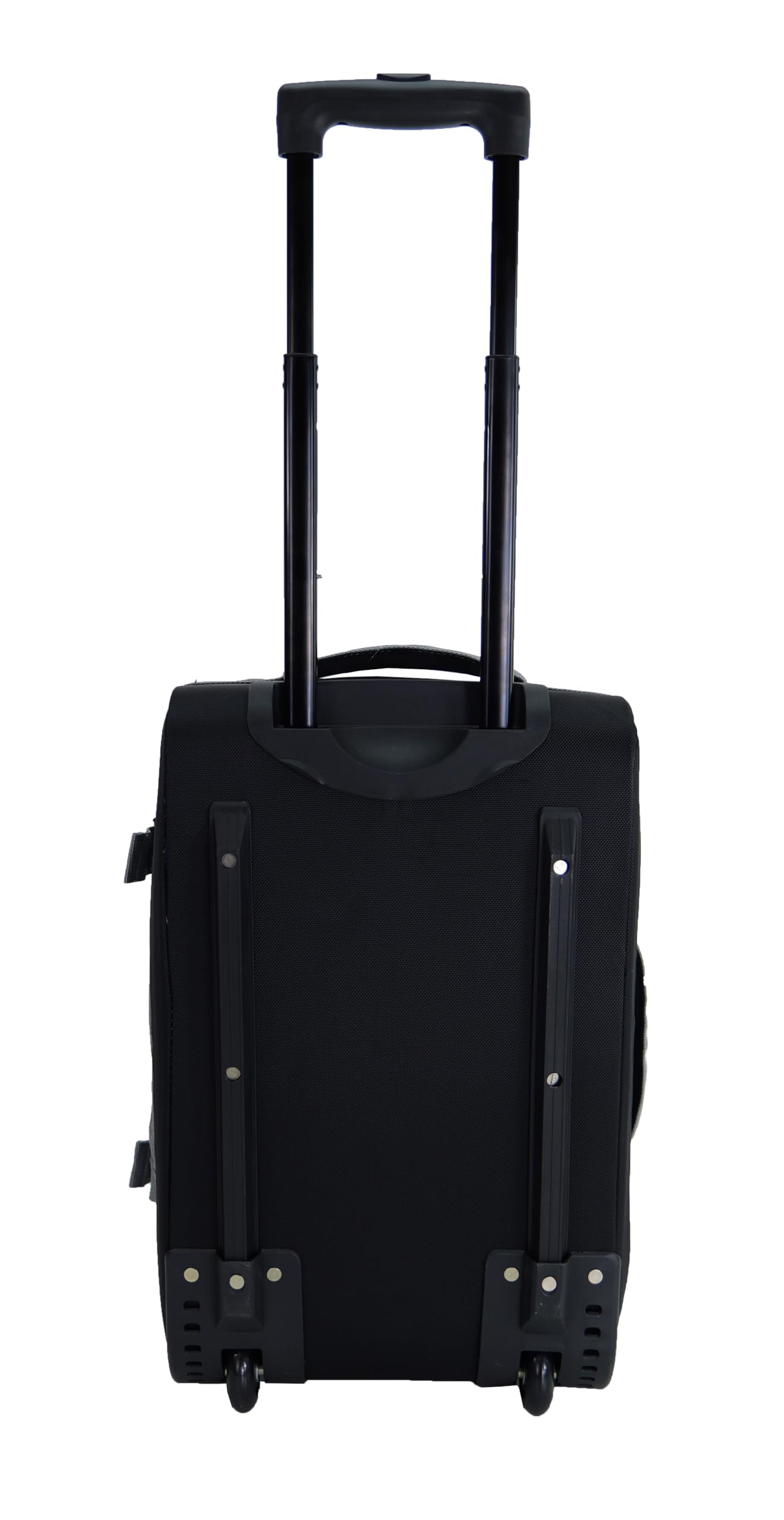 Maleta Trolley Cabina Flexible Vida VT607,2 Ruedas Multi Correas de sujeción, Gris jaspeado, S-cabine 55x32.5x20cm -34L, maleta suave bolsa de viaje