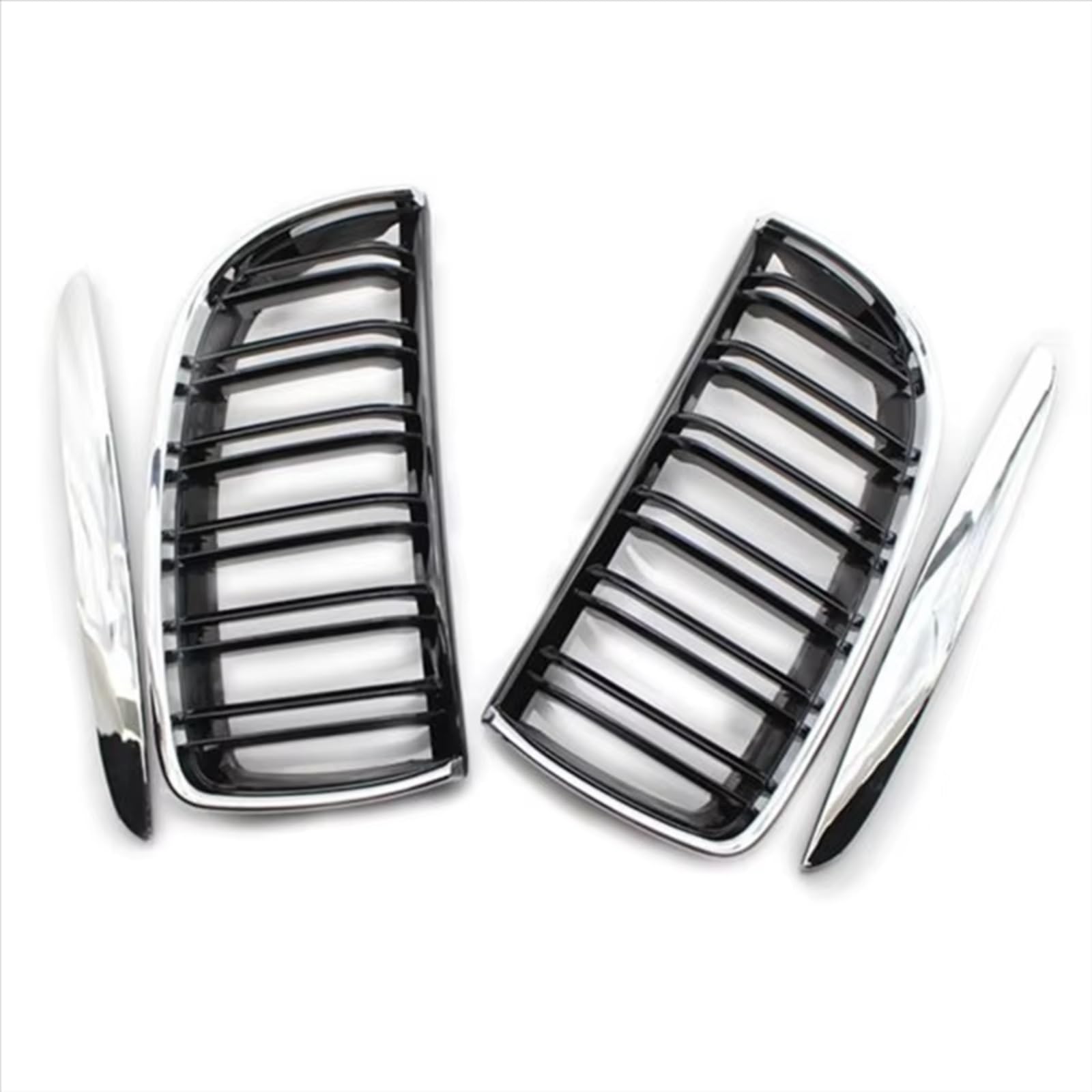 Grille de calandre avant centrale finition double ligne pour BMW E90 E91 - 7