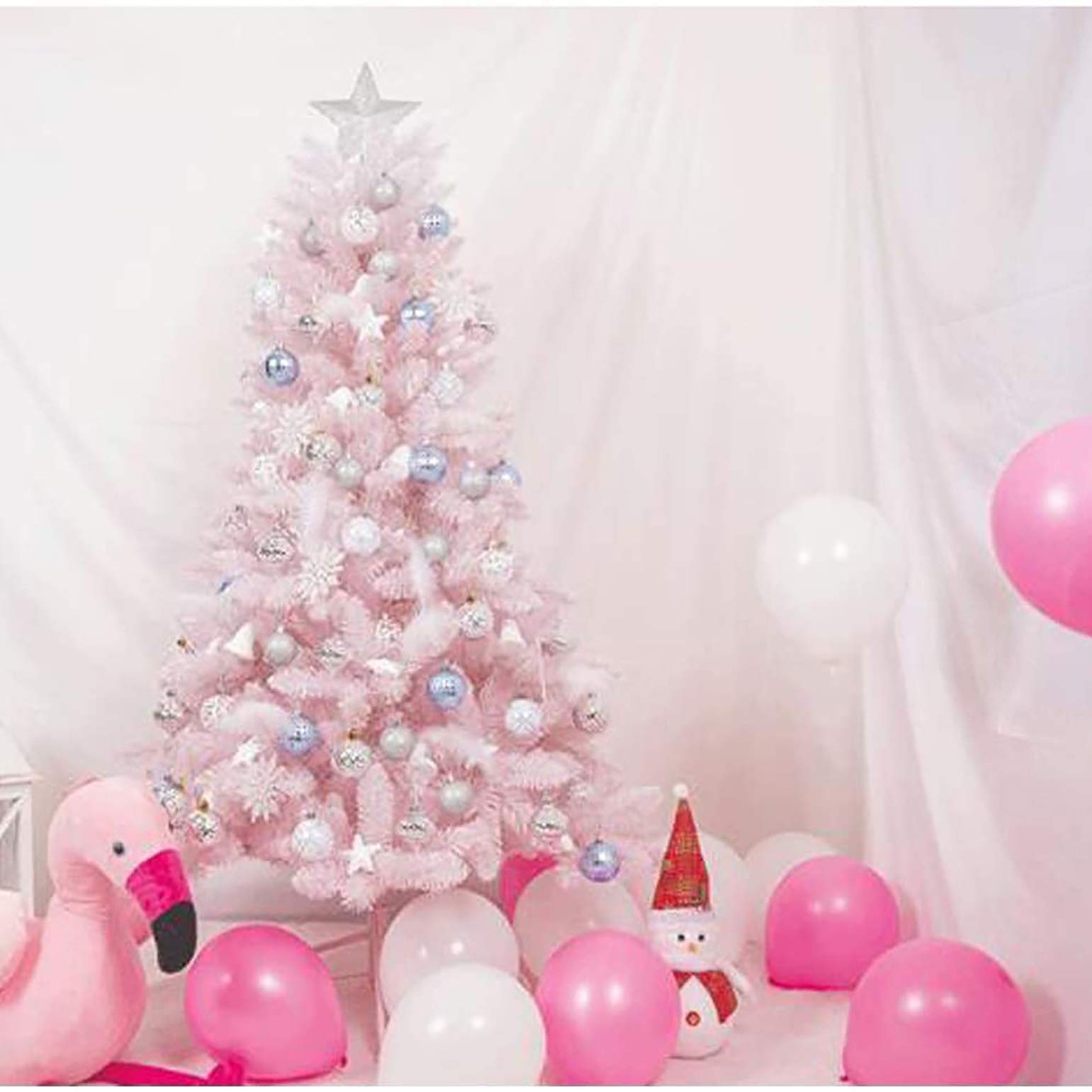 Amazon.co.jp: ピンクのクリスマスツリー、女の子の部屋のホリデー