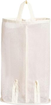 Pet Toy Storage Bag - Wall-Mounted, Space-Saving Organizer with Bottom Opening for Cat/Dog Toys Toys Not Included Double