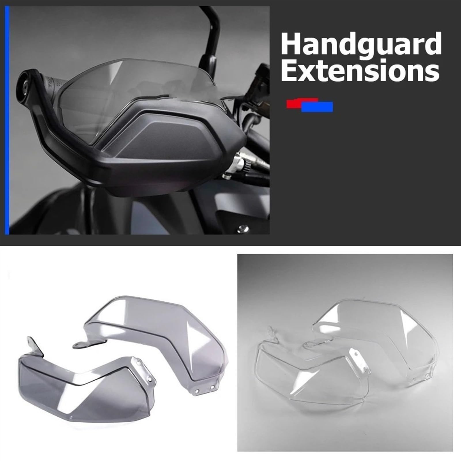 Paramani Per Le Mani Protecter Per Tiger 1200 GT Pro Rally Pro (2022-) Accessori Moto ABS Paramani Estensioni Paramano Parabrezza Pezzo Rinforzato(1)