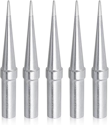 Mesee Juego de puntas de soldadura ETO de 5 piezas Weller ET Series Soldador Puntas de repuesto de hierro de soldadura sin plomo Kit de puntas de