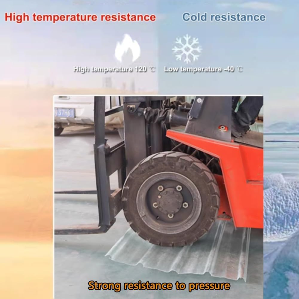 Corrugated Roofing Sheets, 3 Pack Roofing Cladding Panel Clear Roofing Sheets With Screws, Greenhouse Roof Board Easy To Cut Roof Panel Corrugated Plastic Roof Sheet Greenhouse Replacement C