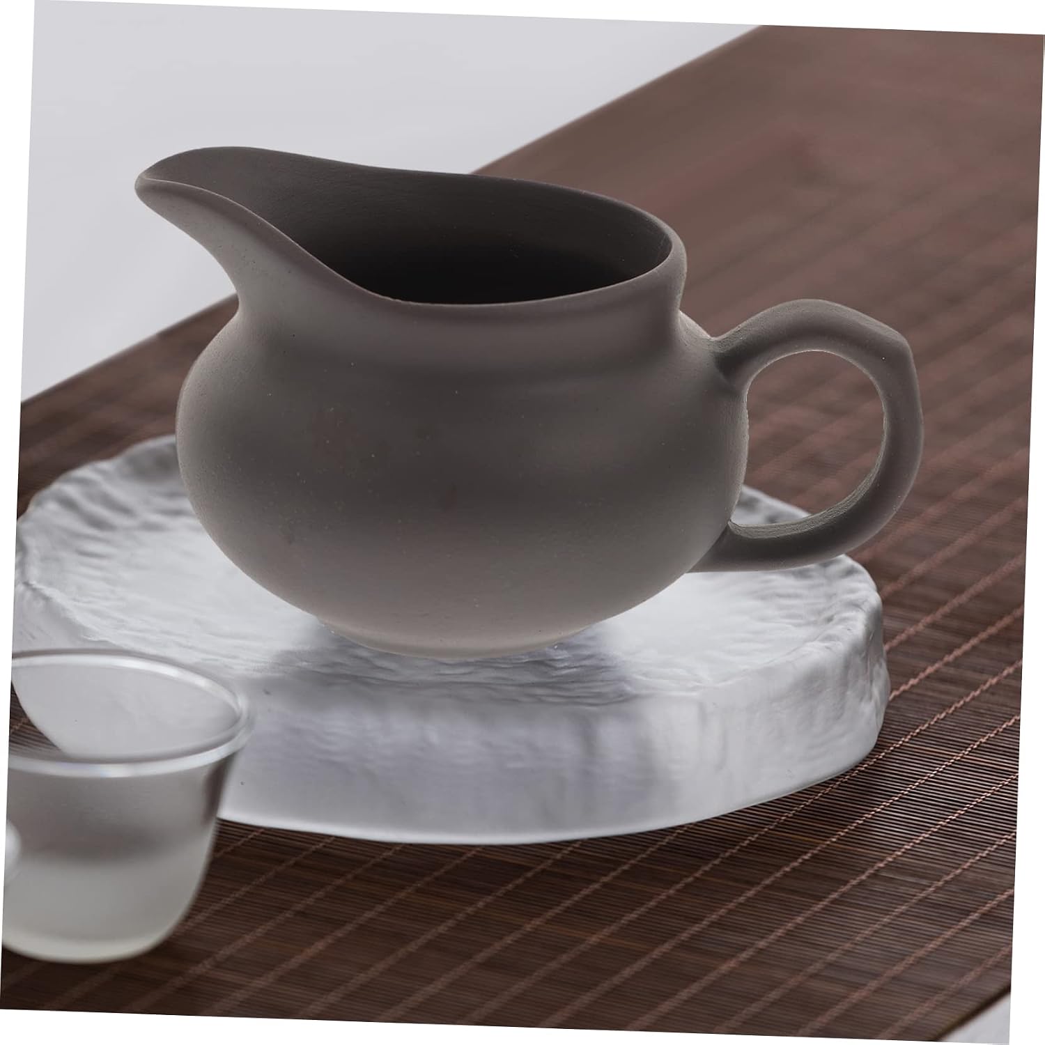 Ceramic Milk Jug Dispenser Vintage Style Cup Dispenser for Home and Restaurant