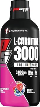 ProSupps L-Carnitine 3000 Stimulant Free Liquid Shots (Berry) Dr. Jekyll Signature Intense Focus, Energy & Pumps Pre-Workout Powder (Strawberry) Bundle