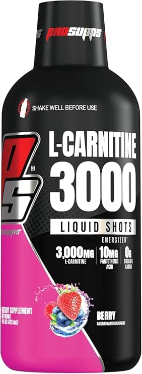 ProSupps L-Carnitine 3000 Stimulant Free Liquid Shots (Berry) Dr. Jekyll Signature Intense Focus, Energy & Pumps Pre-Workout Powder (Strawberry) Bundle