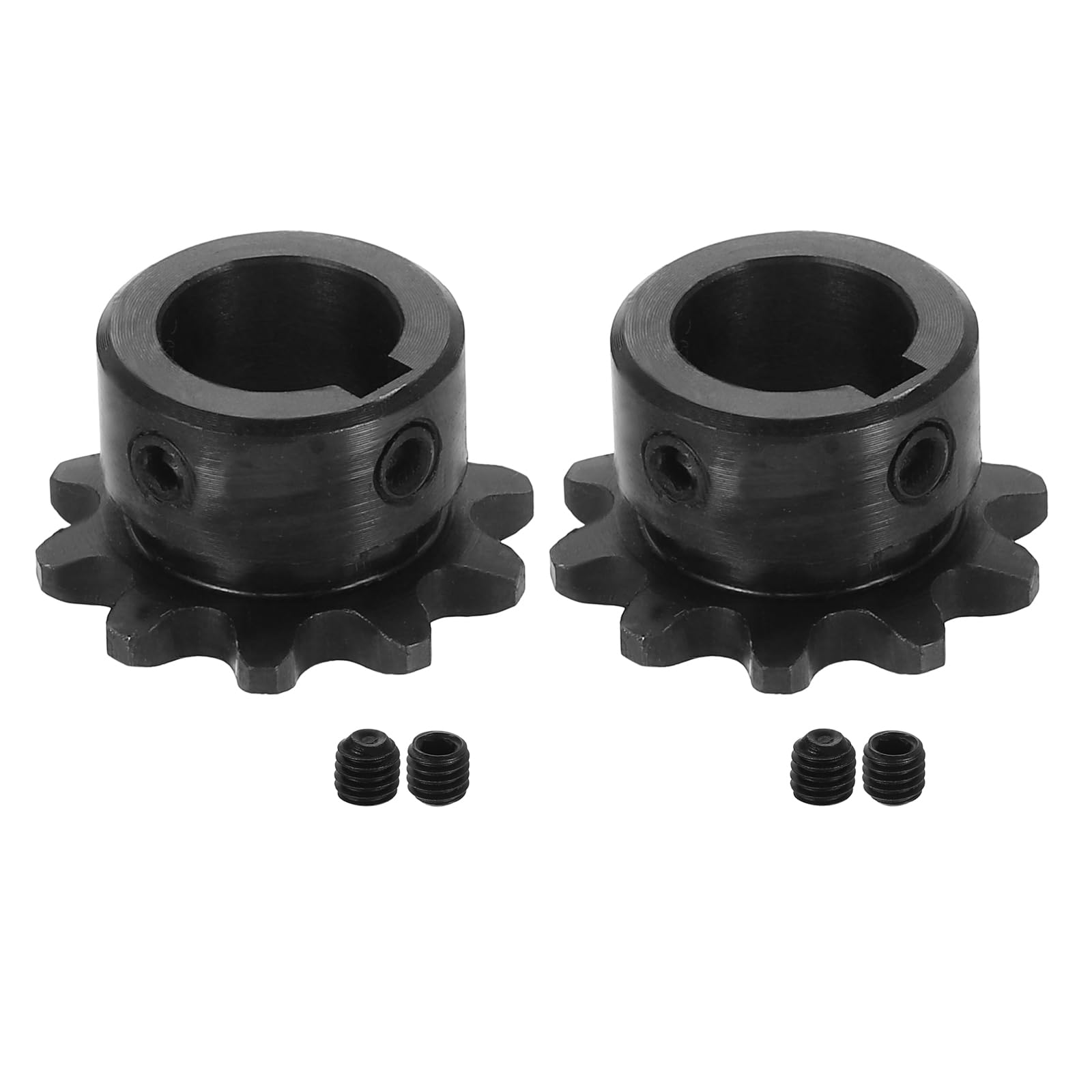 uxcell 2 Pcs #35 Chain Roller Sprocket 3/4" Bore, 24 Tooth C45 Carbon Steel ANSI #35 Roller Sprocket Round Hole with Set Screws for ISO 06C Chain — Amazon image 13