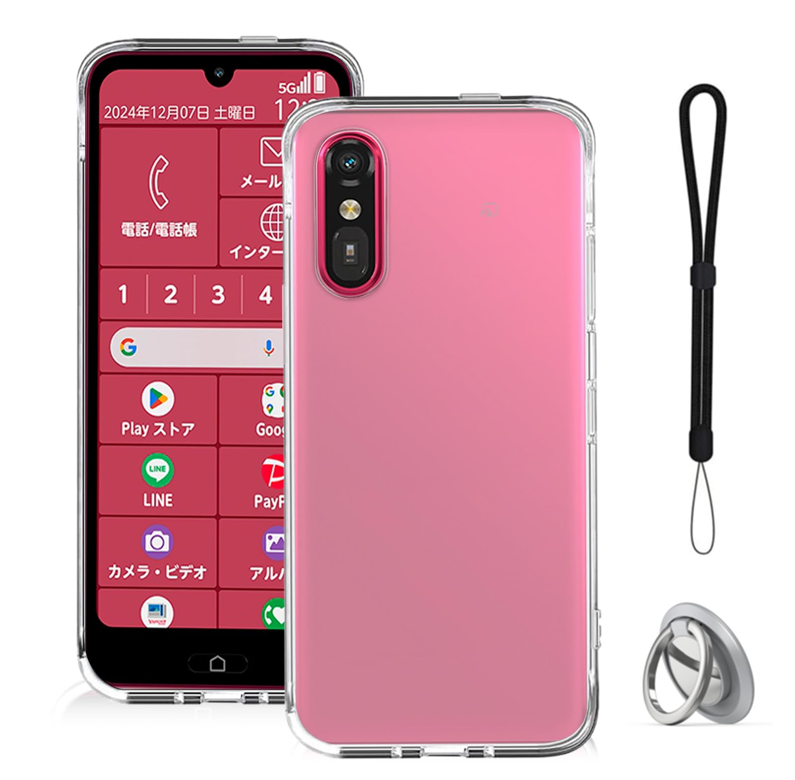 Amazon.co.jp: FCNT らくらくスマートフォン a A401FC/Lite MR01