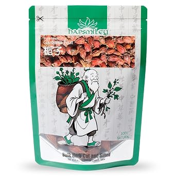 Hapsmiley Gardenia Fruit (Gardenia Fruit/Gardeniae Fructus/Zhi Zi Guo/) Dried Bulk Herbs 3.5 oz (100g)