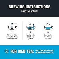 Vista 6 de Tiesta Tea Blueberry Wild Child, Loose Leaf, Blueberry Hibiscus Herbal Tea, Premium Non-Caffeinated Fruit Blend, Make Hot or Iced & Brews Up to 25