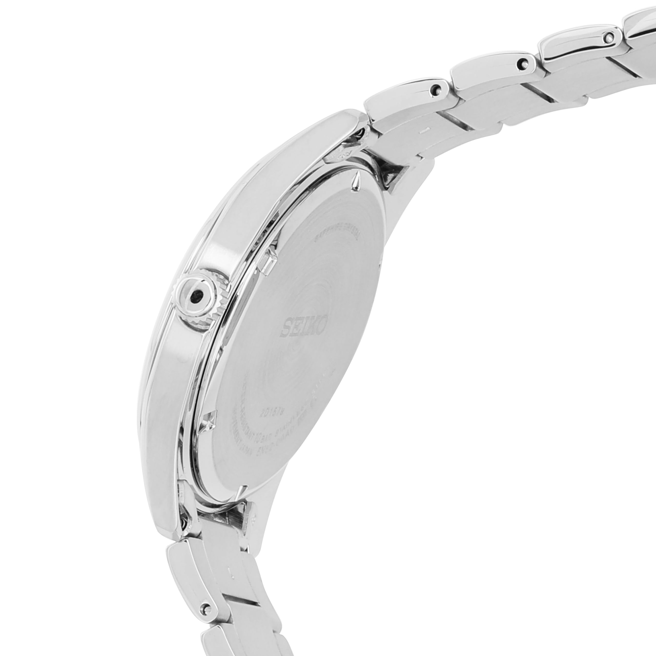 Seiko Quarz Herren-Uhr Edelstahl mit Metallband SUR307P1